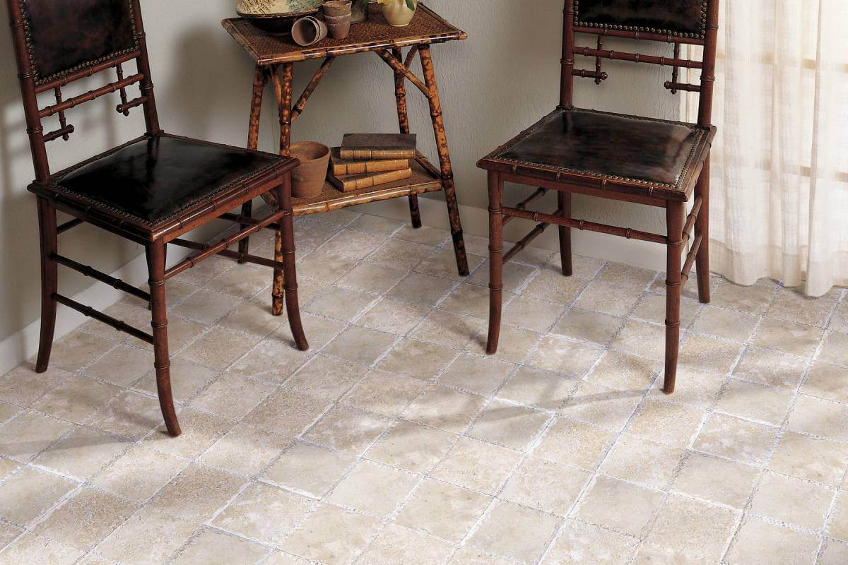 Travertine in Ivory Classico